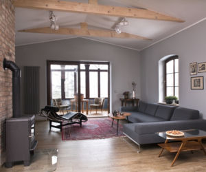 Salon w sopockim lofcie