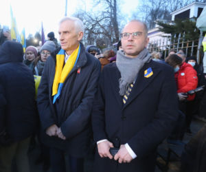 Kijów-Warszawa jedna sprawa. Kolejny protest pod ambasadą Rosji