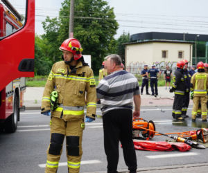 Śmiertelny wypadek z udziałem motocyklisty w Radości
