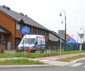 Ewakuacja DPS w Kleszczowie