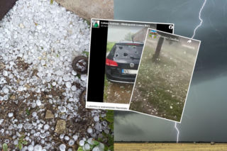 Armagedon na Warmii i Mazurach. Nawałnica z gradem jak piłki tenisowe!