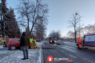 Wjechała w fiata po pijaku! Przerażający wypadek w Krakowie