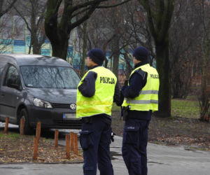 Akcja pirotechników rondo Starzyńskiego