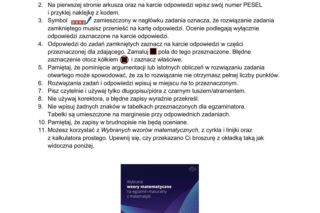 Matura poprawkowa 2026: matematyka - ARKUSZ CKE 24.08.2026