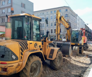 Przebudowa ulic w centrum Szczecina - maj 2020