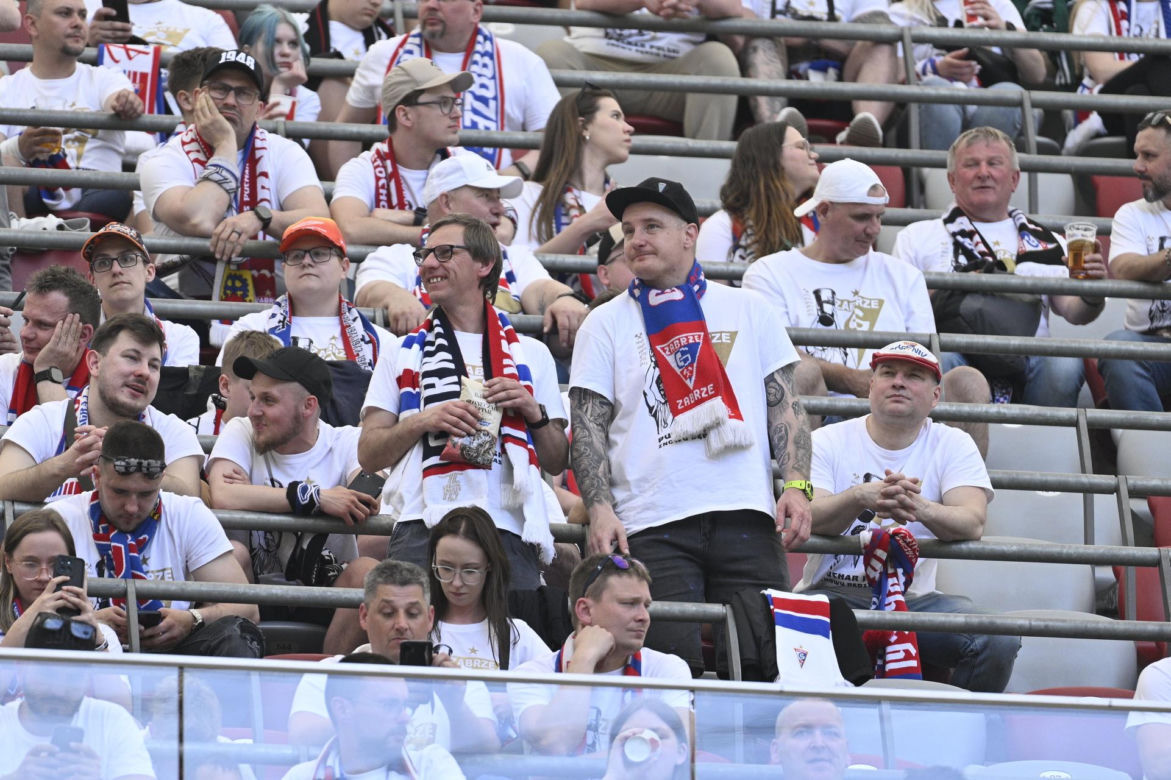Kibice na finale Pucharu Polski: Górnik - Raków