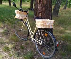 Pokrowiec na koszyk rowerowy