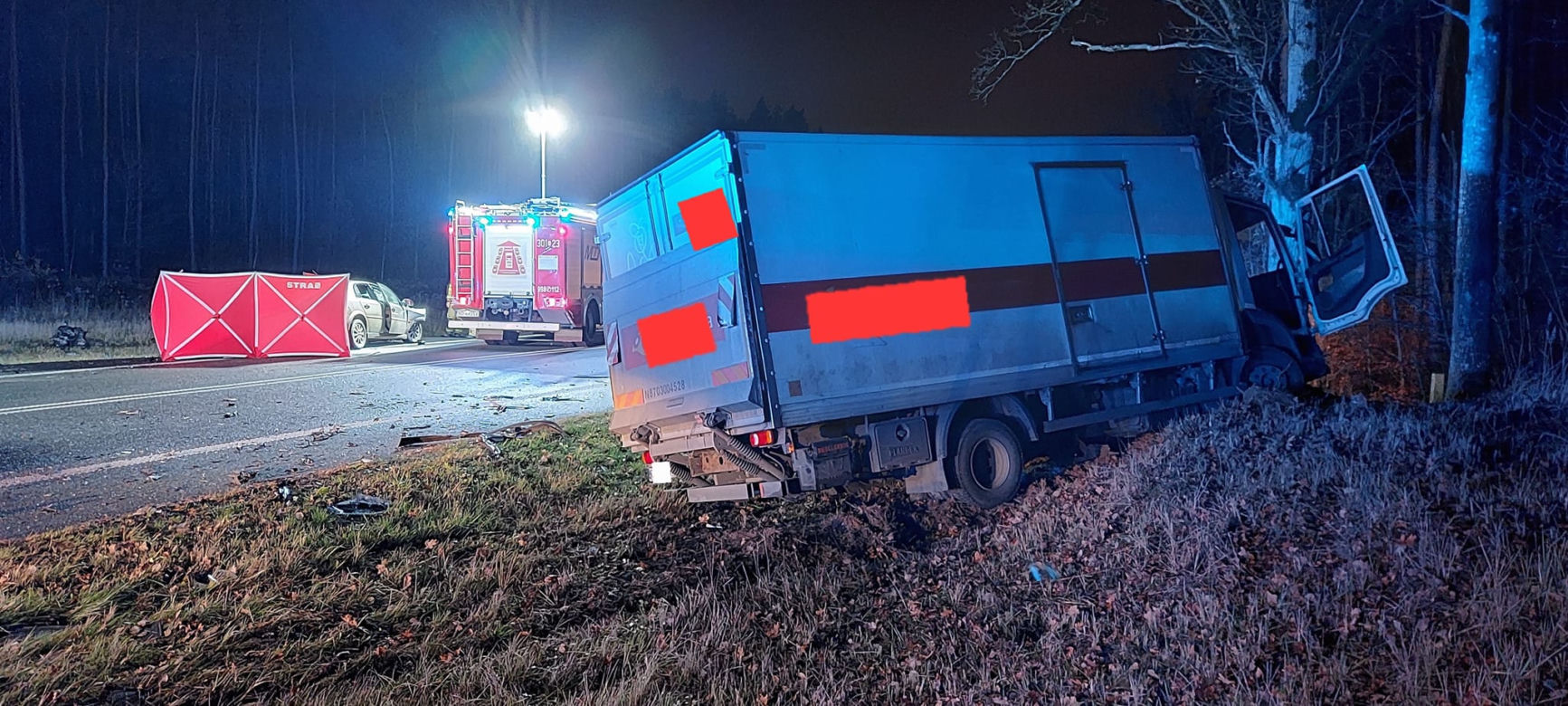 Wypadek pod Olsztynem. Zginął 33-latek
