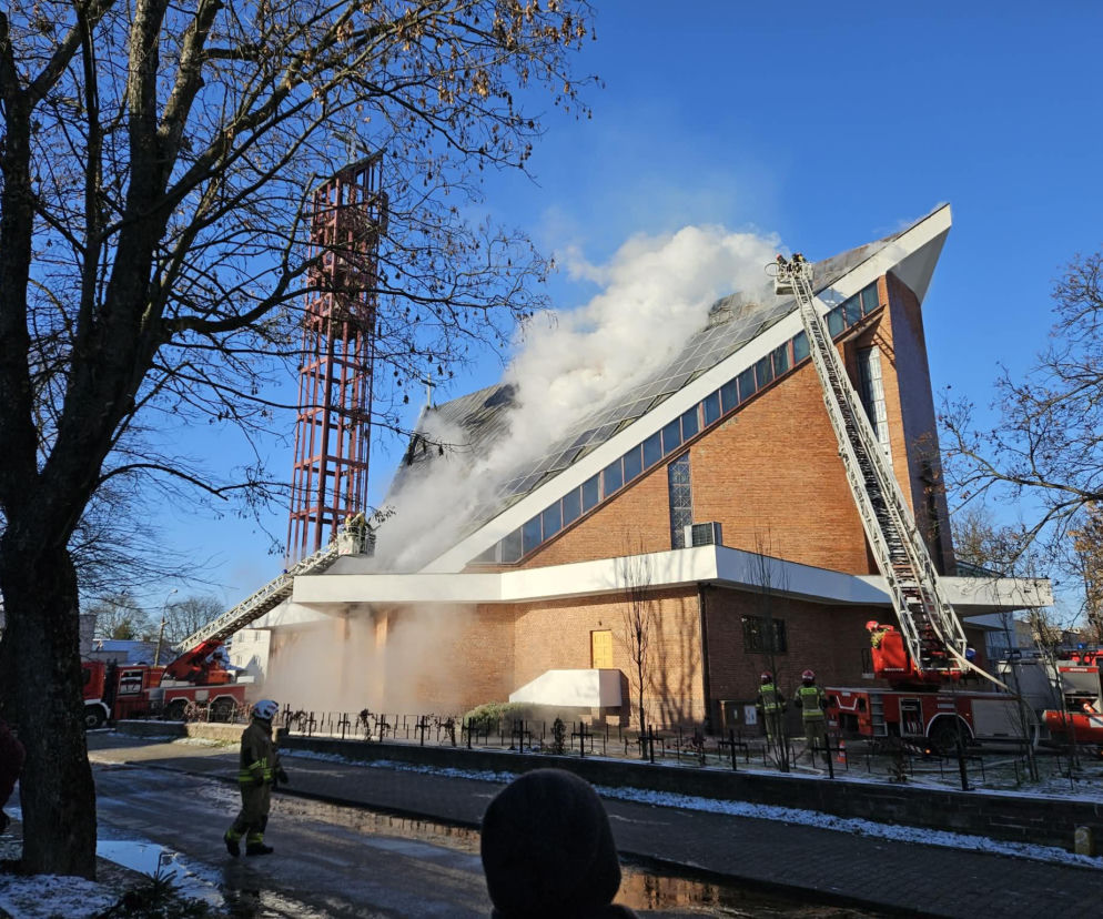 Pożar kościoła NSJ w Lublinie