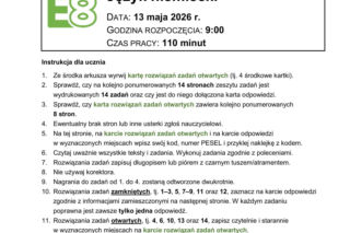 Egzamin ósmoklasisty 2026 niemiecki: Arkusze CKE i odpowiedzi - sprawdź, czy zdałeś! 13.05.2026