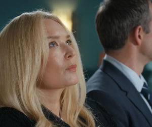 Barwy szczęścia, odcinek 3259. Karolina (Marta Dąbrowska), Bruno (Lesław Żurek)