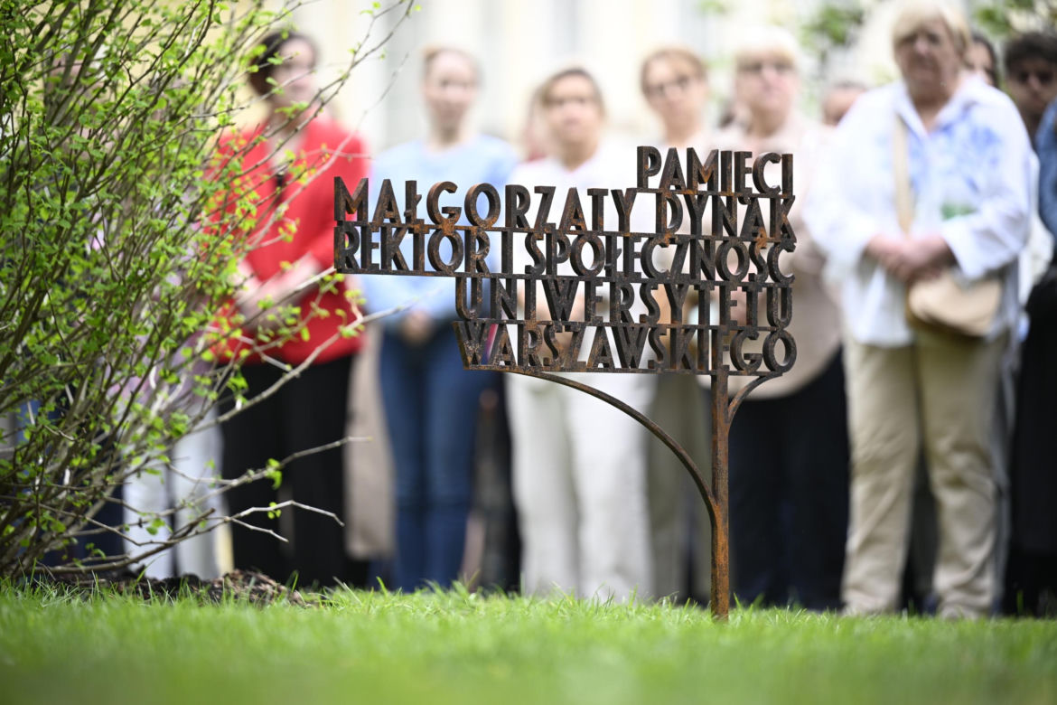 Rocznica masakry na UW. Uczcili pamięć pani Małgorzaty