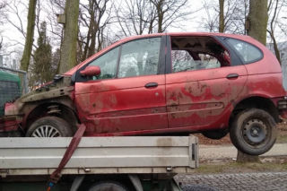 Mistrz przewożenia złomu! Ten transport z daleka prosił się o zatrzymanie