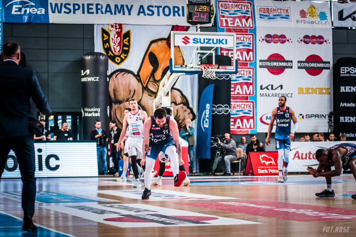 Enea Abramczyk Astoria Bydgoszcz - Arriva Twarde Pierniki Toruń, dużo zdjęć z meczu Energa Basket Ligi