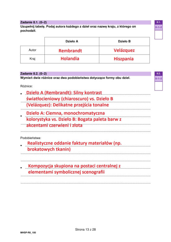 Matura 2025 historia sztuki - odpowiedzi do arkusza CKE 14.05.2025 - Formuła 2023