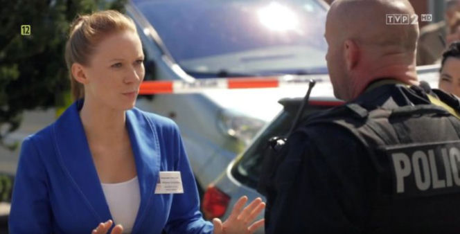 Na dobre i na złe odc. 641. Dowódca antyterrorystów (Tomasz Oświeciński), Wiktoria Consalida (Katarzyna Dąbrowska)