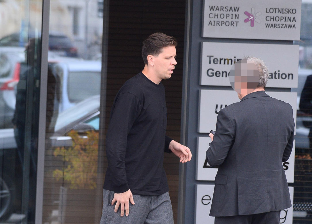 Wojciech Szczęsny przyleciał na premierę
