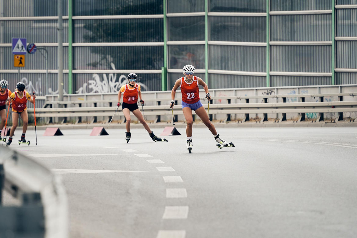 W pierwszym dniu zawodów o Puchar Polski w biegach na nartorolkach Marwe Cup zawodnicy wzięli udział w sprincie techniką dowolną