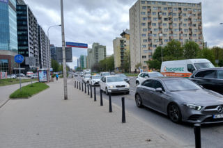 Przyszła lokalizacja inwestycji mieszkaniowej Aleje 138 w Warszawie