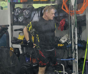 Bartosz Żukowski na siłowni