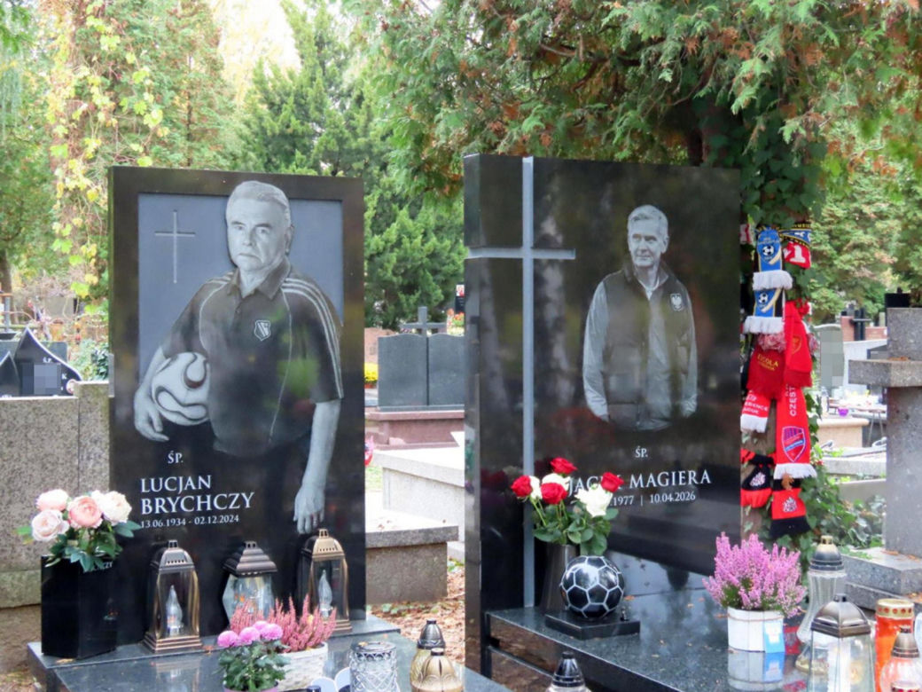 Groby Lucjana Brychczego i Jacka Magiery