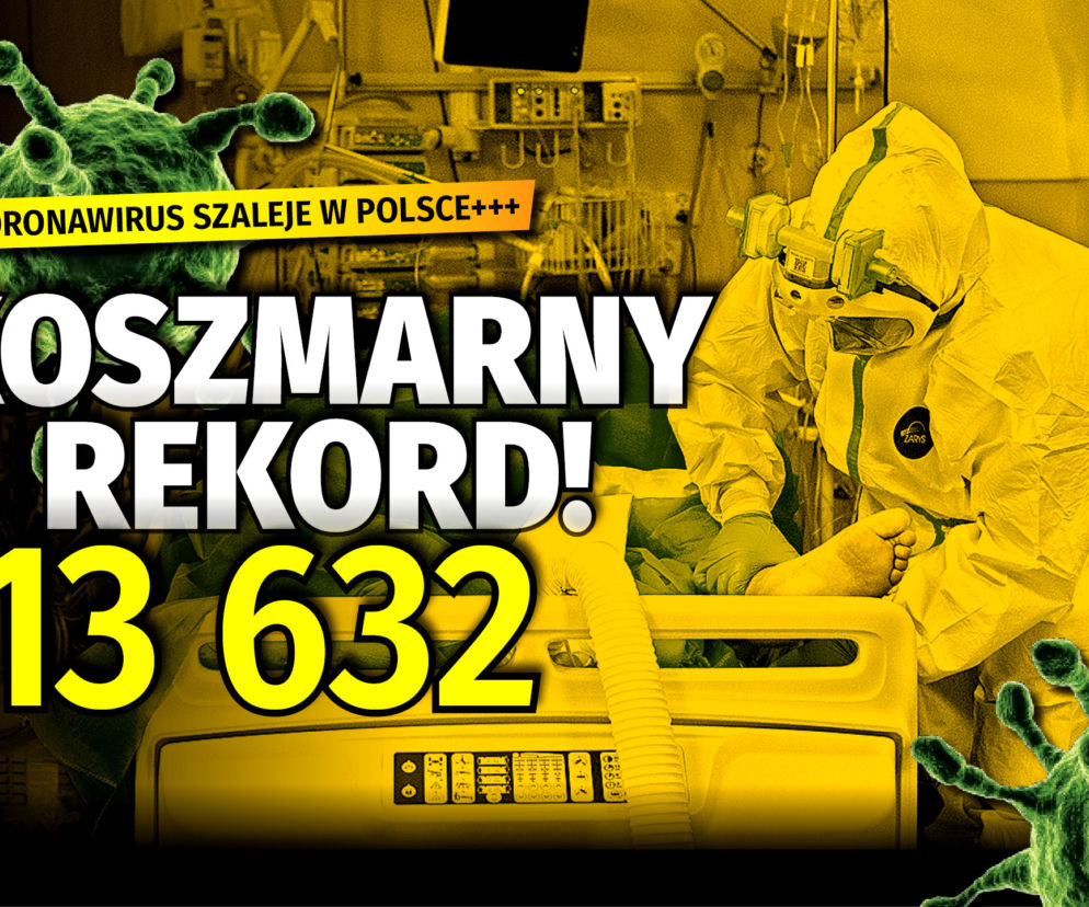 Koronawirus szaleje w Polsce. Koszmarny rekord. 13 632