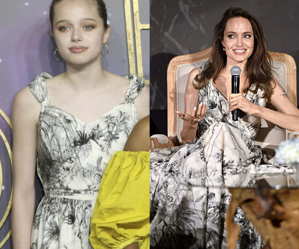 Angelina Jolie z piątką dzieci na premierze