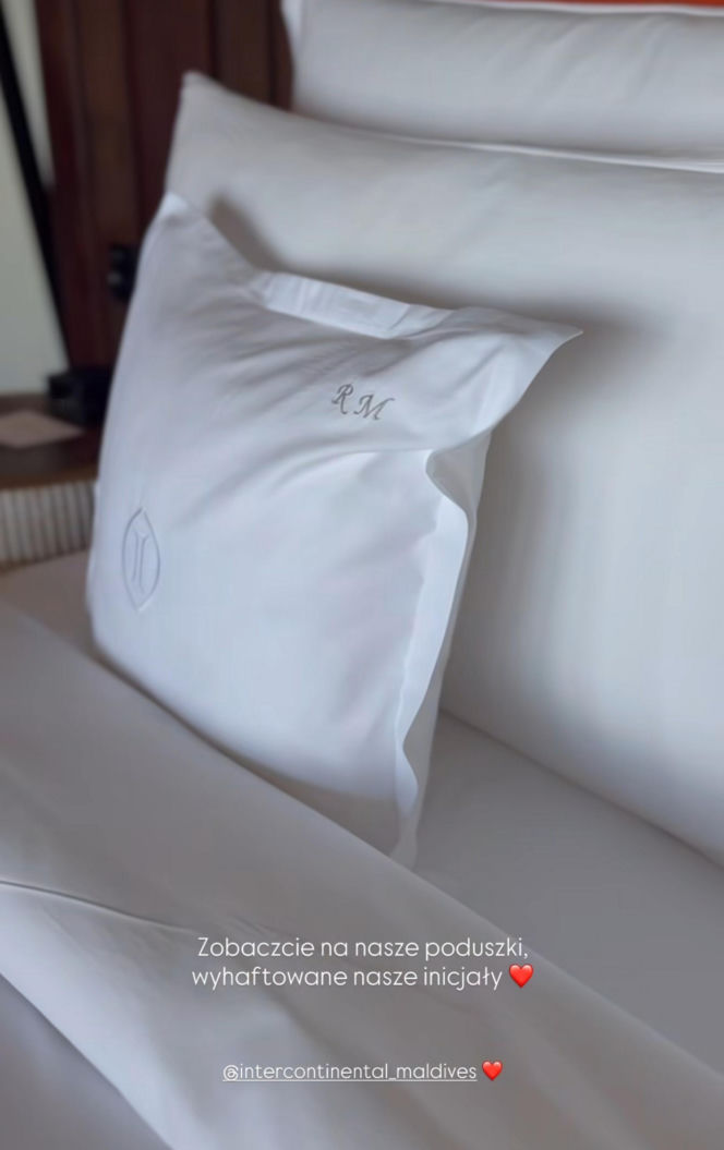 Małgorzata Rozenek i Radosław Majdan na Malediwach