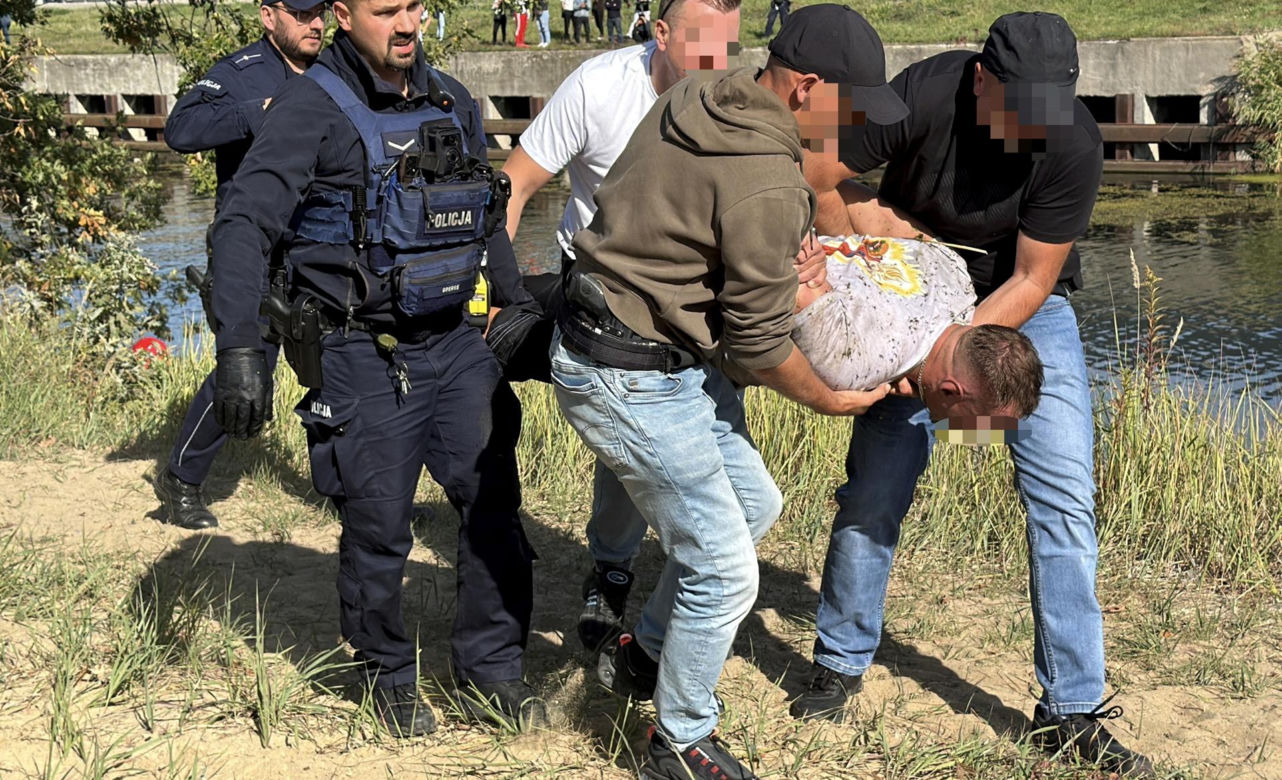 Poszukiwany i z zakazami po pościgu dał nura w trzciny. „W Polsce już nic nie można!”
