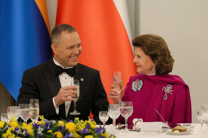 Obiad na cześć szwedzkiej pary królewskiej