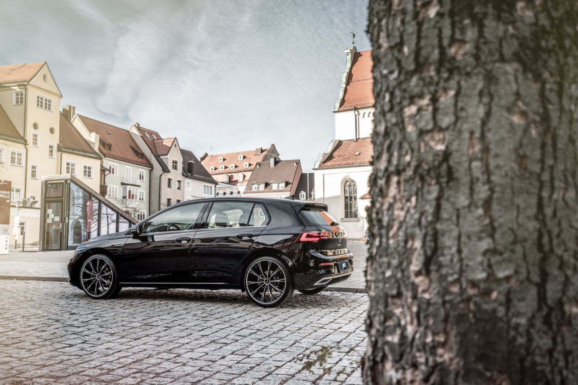Volkswagen Golf 8 po pierwszych modyfikacjach ABT