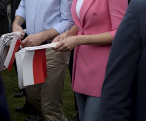 Prezydent Andrzej Duda z żoną Agatą