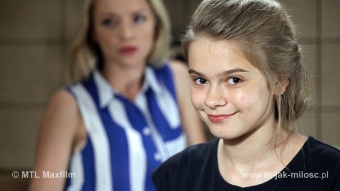 M jak miłość odc. 1103. Zosia (Julia Wróblewska), Joanna (Barbara Kurdej-Szatan)