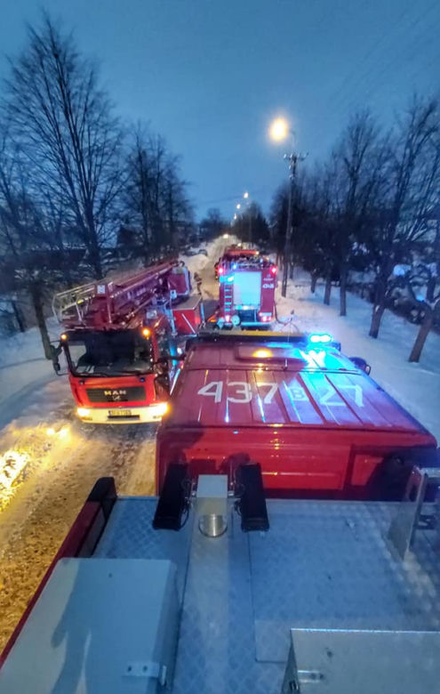 Pożar w Hajnówce. Matka z synem w jednej chwili stracili wszystko [ZDJĘCIA]