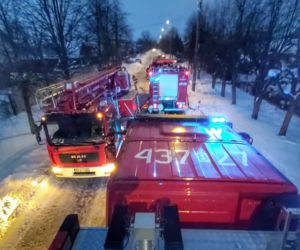 Pożar w Hajnówce. Matka z synem w jednej chwili stracili wszystko [ZDJĘCIA]