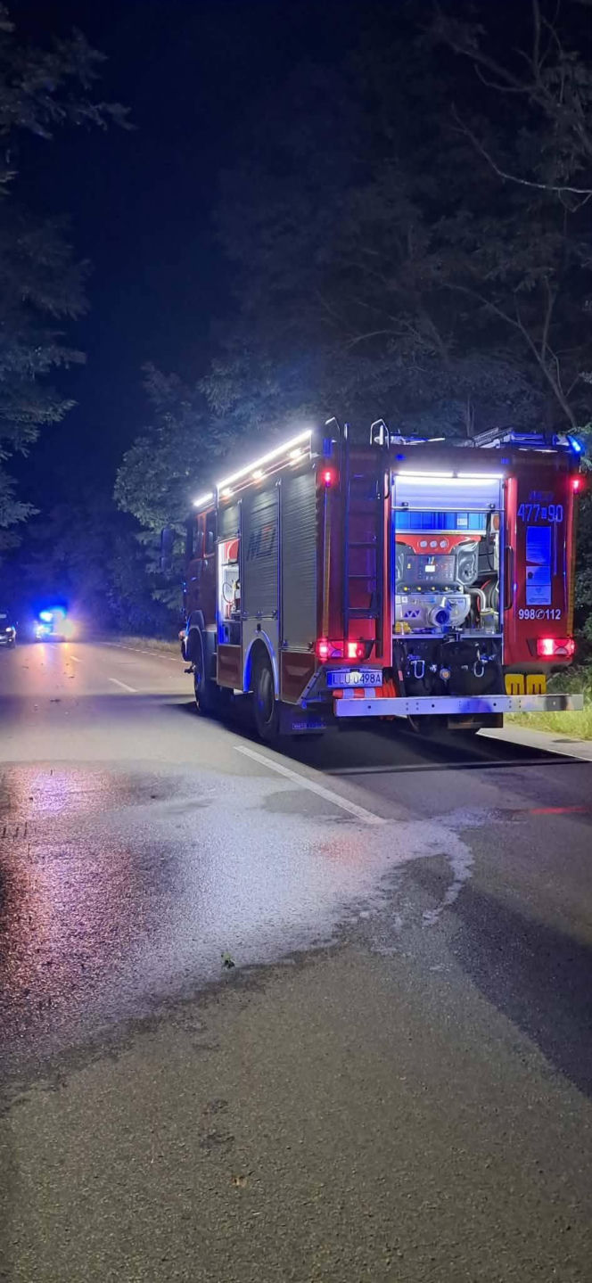 Poważny wypadek w powiecie łukowskim