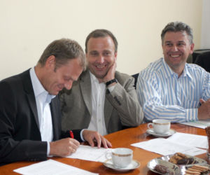 Donald Tusk i Grzegorz Schetyna