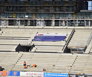 Budowa stadionu w Szczecinie - luty 2022
