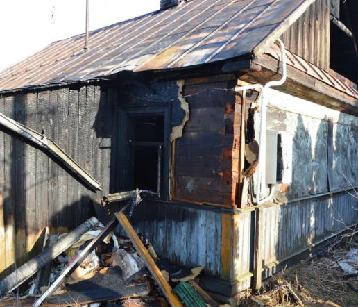 Pożar domu w powiecie bialskim. Nie żyje 96-latka