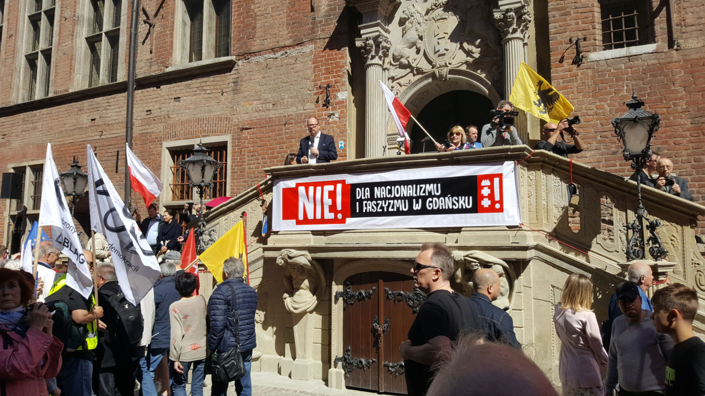 "Nie dla nacjonalizmu i faszyzmu" w Gdańsku