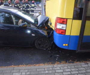 Dramatyczny wypadek w zajezdni autobusowej