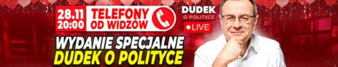 Specjalny odcinek programu Dudek o polityce już w piątek! Można zadzwonić do profesora!