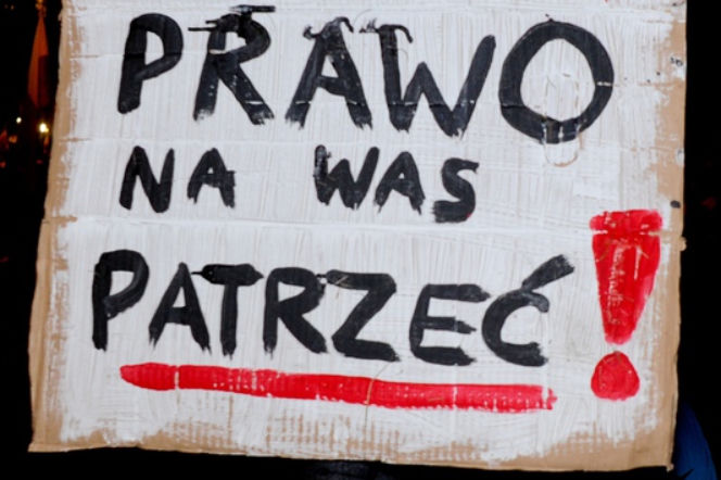 Protest pod sejmem