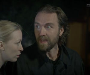 Remiza odcinek 6. Robert (Ziemowit Wasielewski), Magda (Sylwia Drzycimska)