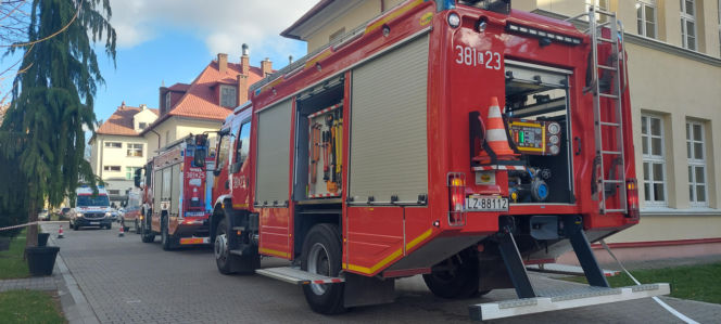 Próbna ewakuacja w zamojskim "rolniczaku"