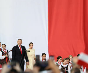 Marta Nawrocka na rocznicy zaprzysiężenia męża