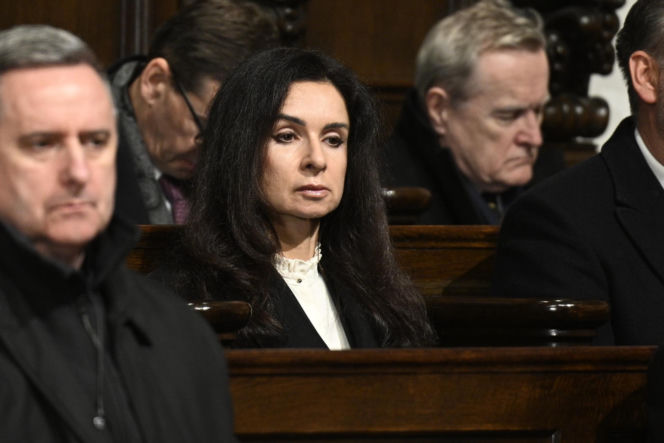 Msza za ofiary Smoleńska w Archikatedrze. Obecni Nawrocki i Kaczyńska