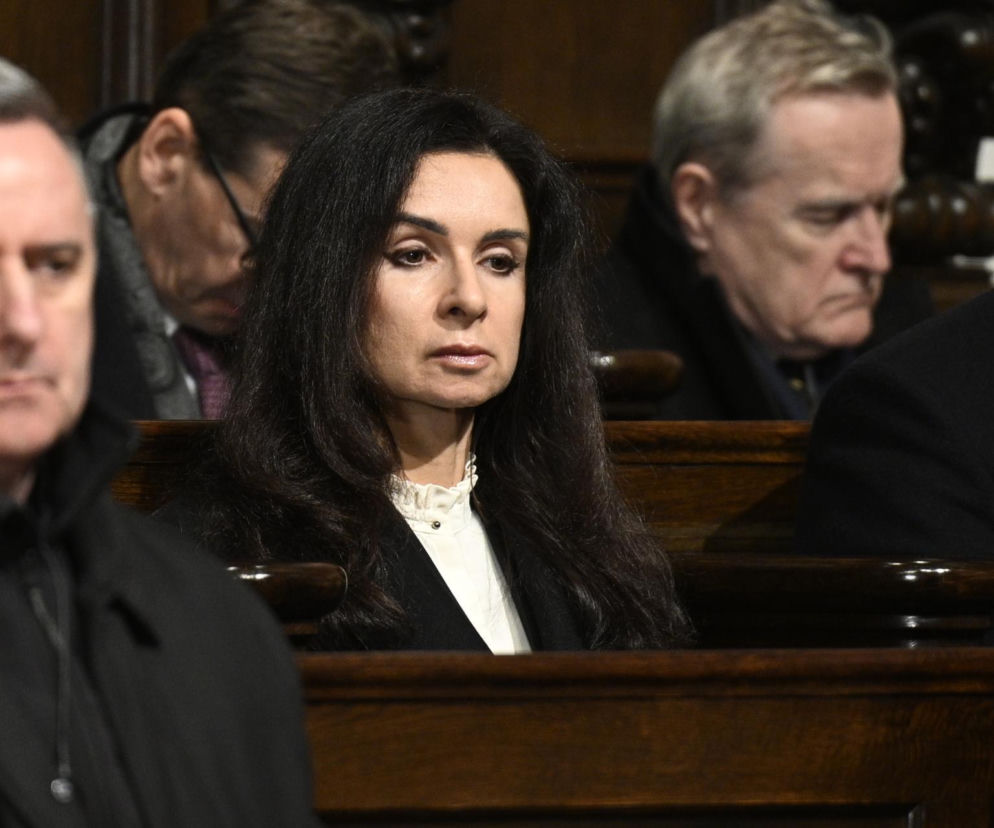 Kaczyńska i Nawrocki na mszy. Ten widok wywołał łzy