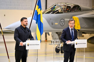 Szwedzkie myśliwce Gripen dla Ukrainy. Szwecja przekaże i sprzeda łącznie 36 myśliwców