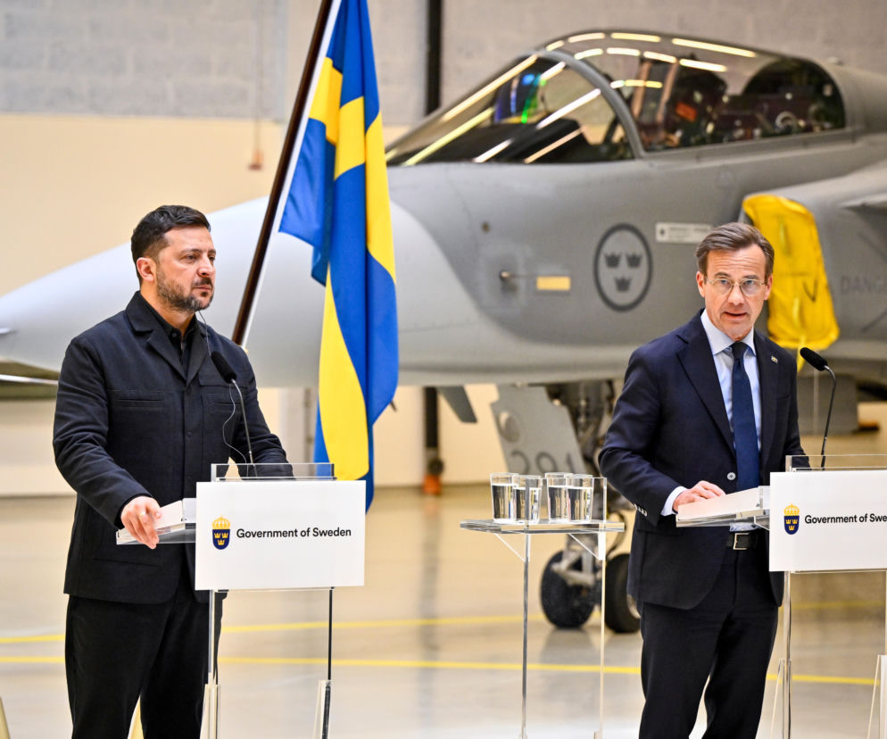 Szwedzkie myśliwce Gripen dla Ukrainy. Szwecja przekaże i sprzeda łącznie 36 myśliwców